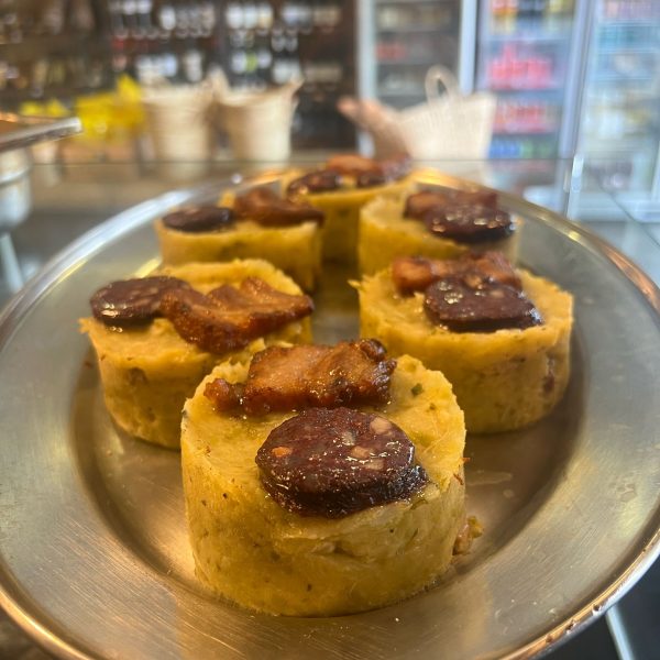 Trinxat de la cerdeña amb cansalada